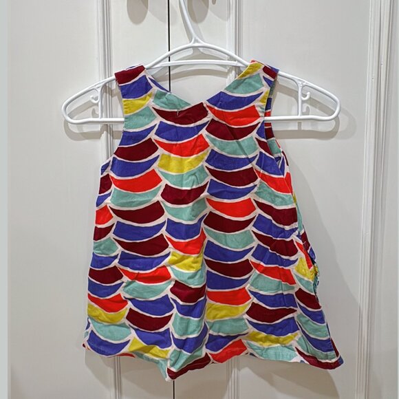 kids corduroy printed dress SIZE 95CM - Picture 2 of 3